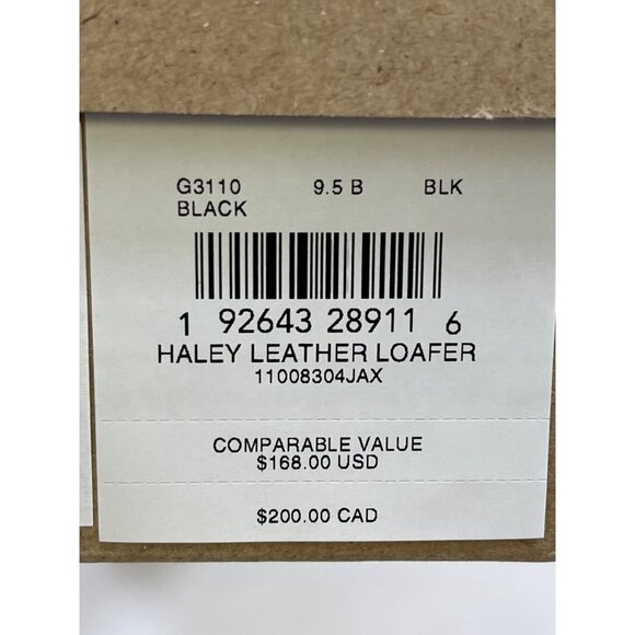 Coach Haley G31110 Women's Black Leather Loafers Size 9.5B SKU 6256 - Picture 8 of 8